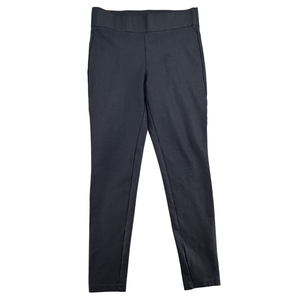 LOFT Outlet Textured Skinny Leggings Women Medium Navy Blue Minimalist Career
